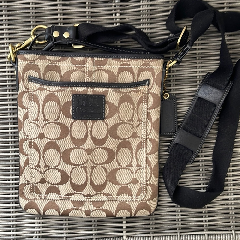 Coach crossbody bag - purple inside